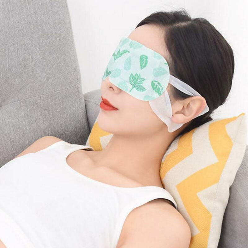 1 Stück warme Dampf Augen maske Einweg Dampf Schlaf maske Massage heiße Kompresse entfernen Augen entspannen Kreise dunkle Augen pflege d2v5
