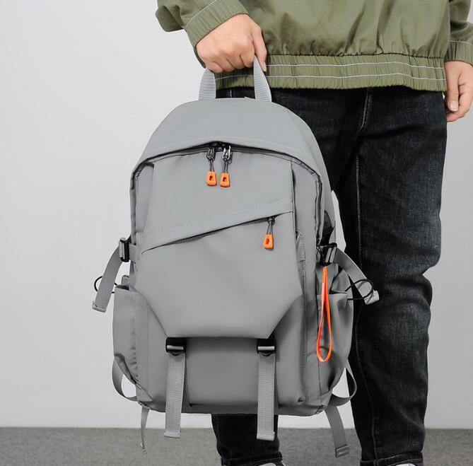 Casual Simple Lightweight Man Travel Backpack USB Backpacks for Men Waterproof  Laptop Bag Trend Teenage School Bookbag
