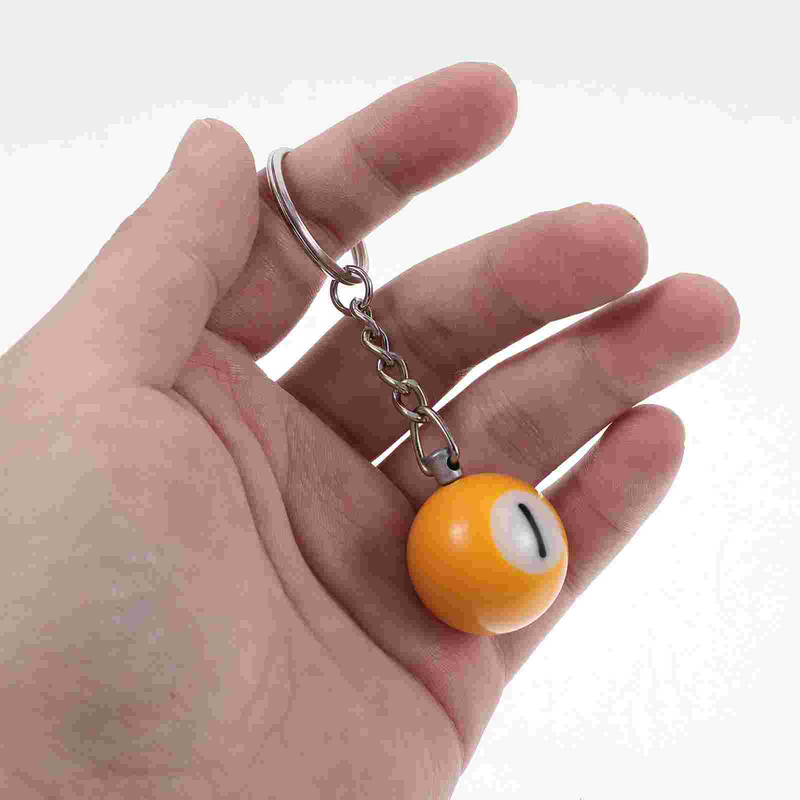 16 Pcs Car Football Keychain Keychain Mens Gifts Pendant Small Football Keychain Alloy Hanging Decors Decorative Man Car