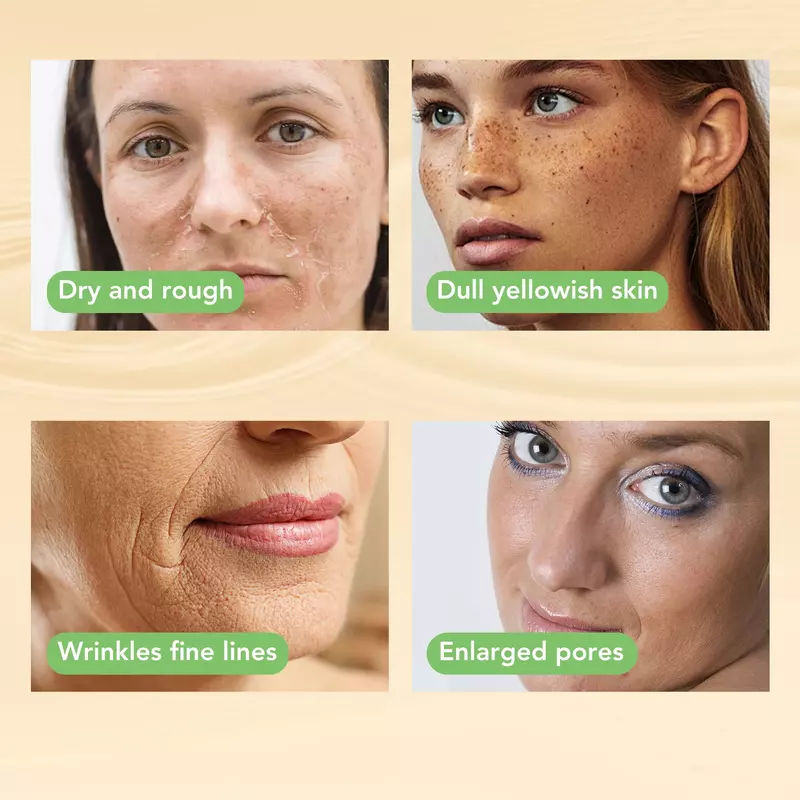 30ml Retinol Serum Face Whitening Oil Anti Aging Wrinkle Essence Hyaluronic Acid Moisturizing Brightening Skin Care