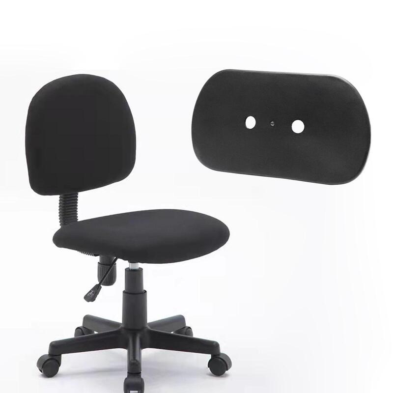 Oparcie do krzesła biurowego zamiennik, czarny komfort łatwy w montażu zagłówek poduszka pod plecy podparcie pleców oparcie na krzesło biurowe