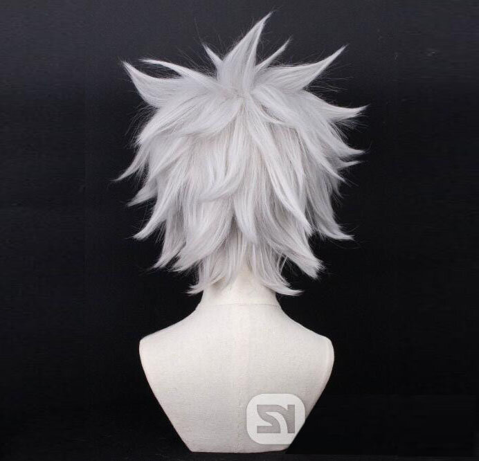 Cosplay Wig Fiber synthetic wig HUNTER×HUNTER cosplay silvery white short hair