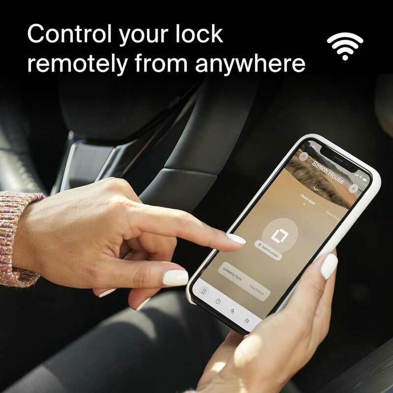 Kunci + koneksi Wi-Fi Plus kunci rumah Apple-kendali dari jarak jauh dari mana saja-termasuk kartu kunci-bekerja dengan iOS
