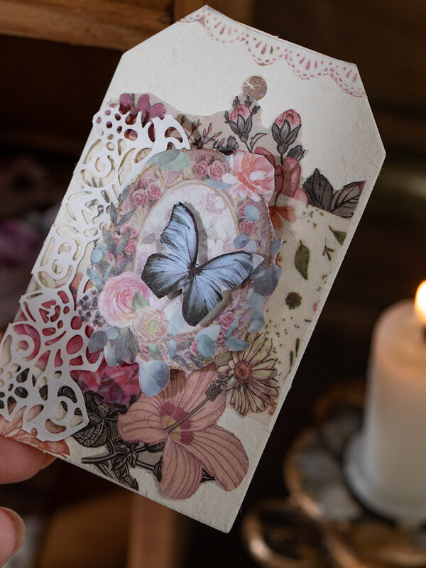 Rotuladores de la serie Flowers keep blooming, papel decorativo para álbum de fotos, pegatina washi, 6 paquetes por lote