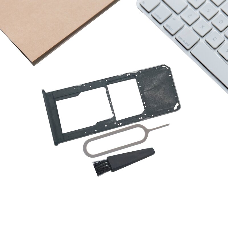 New SIM Card Tray Holder Slot SD Card Slot Replacement Compatible for A12 A125U A125U1 S127DL Mobile Phone Accessories