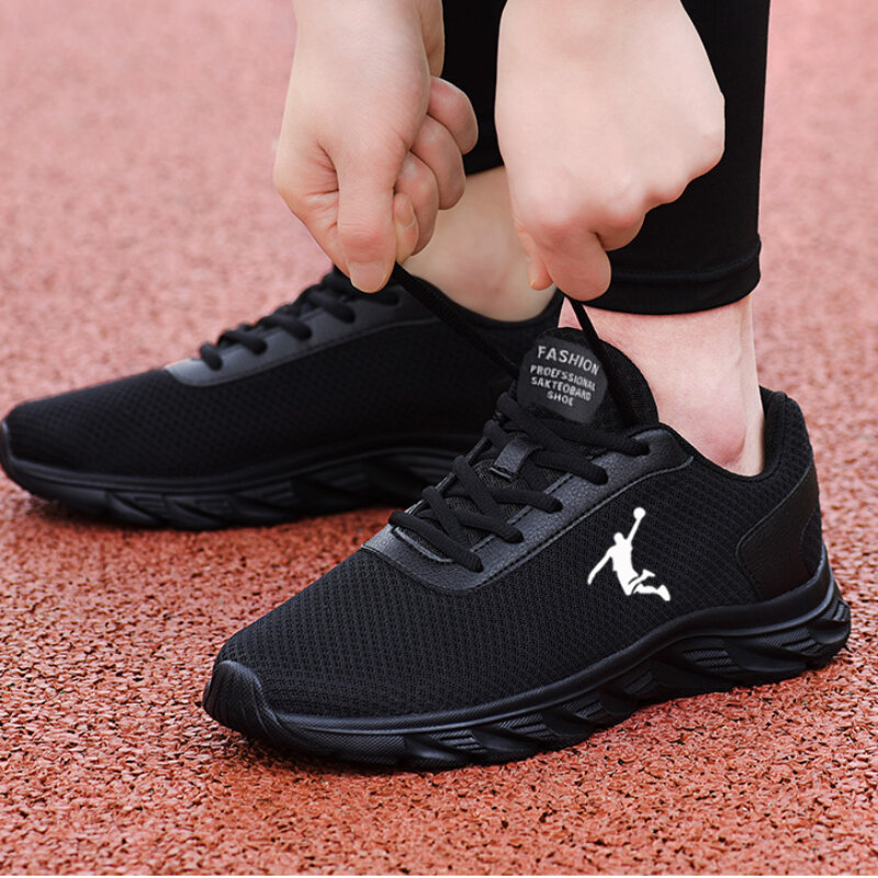 YRZL Men Sport Shoes Lightweight Running Sneaker High Quality Walking Sport Casual Breathable Tenis Shoes Non-slip Comfortable