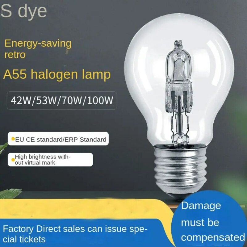 E27 Halogen Bulbs eye protection Downlight Spot 28W-100W Replace A55 Spotlight Bulbs Reflector