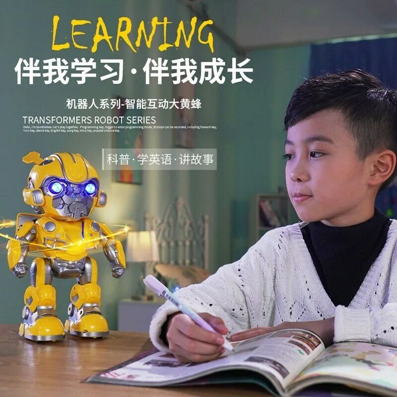 Robot interactivo de baile con Sensor para niños, dispositivo electrónico de grabación Inteligente, Control remoto, robótica humanoide educativa, regalo