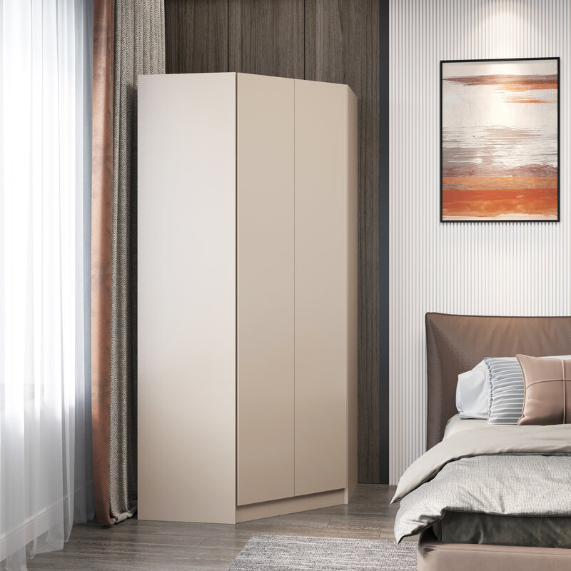 Simple wardrobe, household bedroom, small unit, children's corner wardrobe, household wardrobe, storage and organizing cabinet