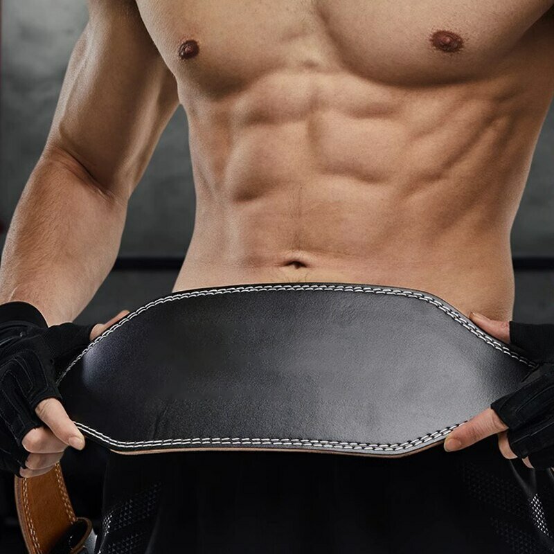 Weightlifting Belt Quick Locking Fitness Belt Suitable for Weightlifting, Squatting, Bodybuilding, Heavy-duty Steel Leather Belt