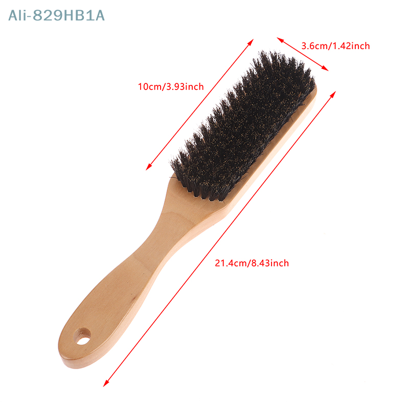 Cepillo de barba con mango de madera para hombres, herramienta de afeitado de cerdas de jabalí, cepillo de pelo, cepillo de afeitar de barba, estilista de pelo, cepillos de bigote