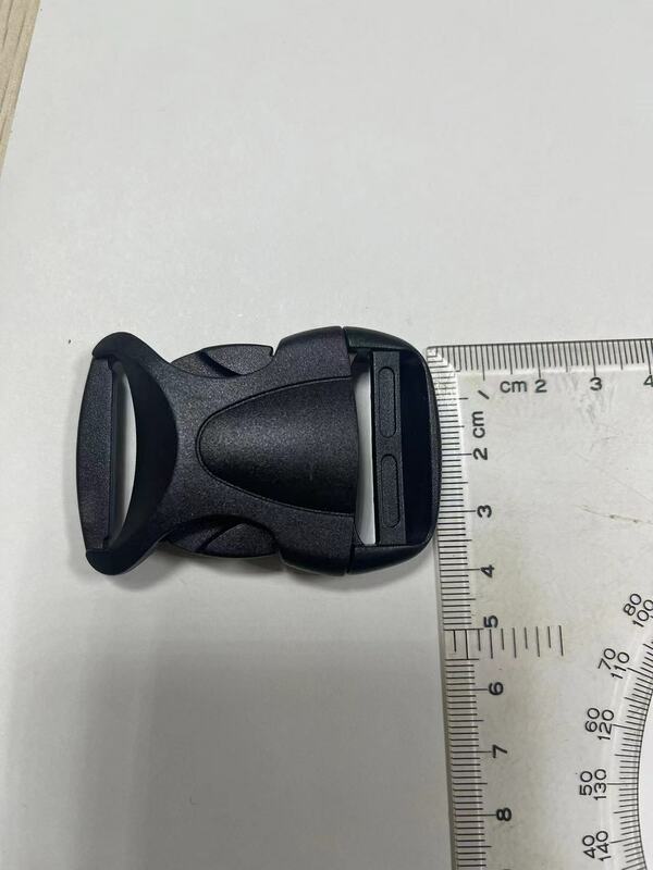 Kunststoff-seitliche Entriegelung schnallen clip für 30mm Gurtband schwarz