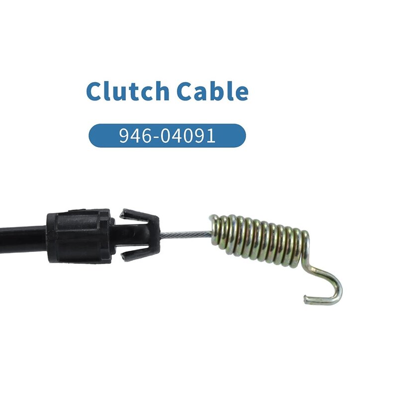 Paquete de 2 cables de embrague 946-04091, Cable de embrague Compatible con MTD 946-04091, Cable de embrague MTD 746-04091, accesorios 746 04091