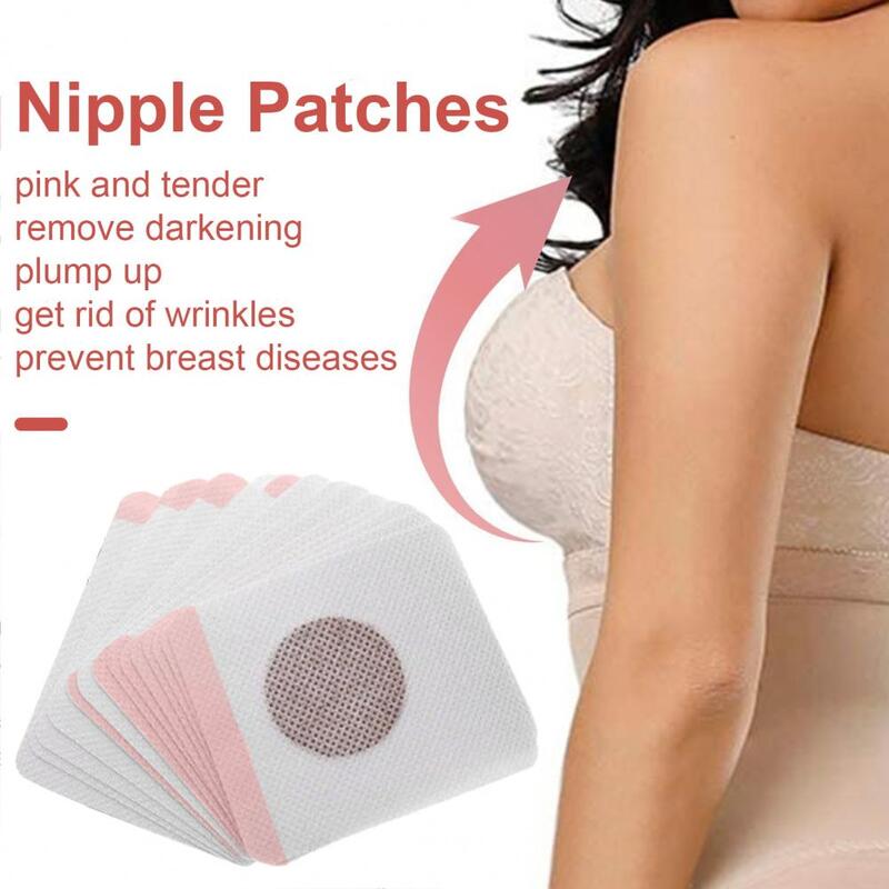 Soft Nipple Covers Wear Nipple Stickers 14 Sheets Nipple Stickers Firming Plump Breast Pads for Anti-drooping Sweat-proof