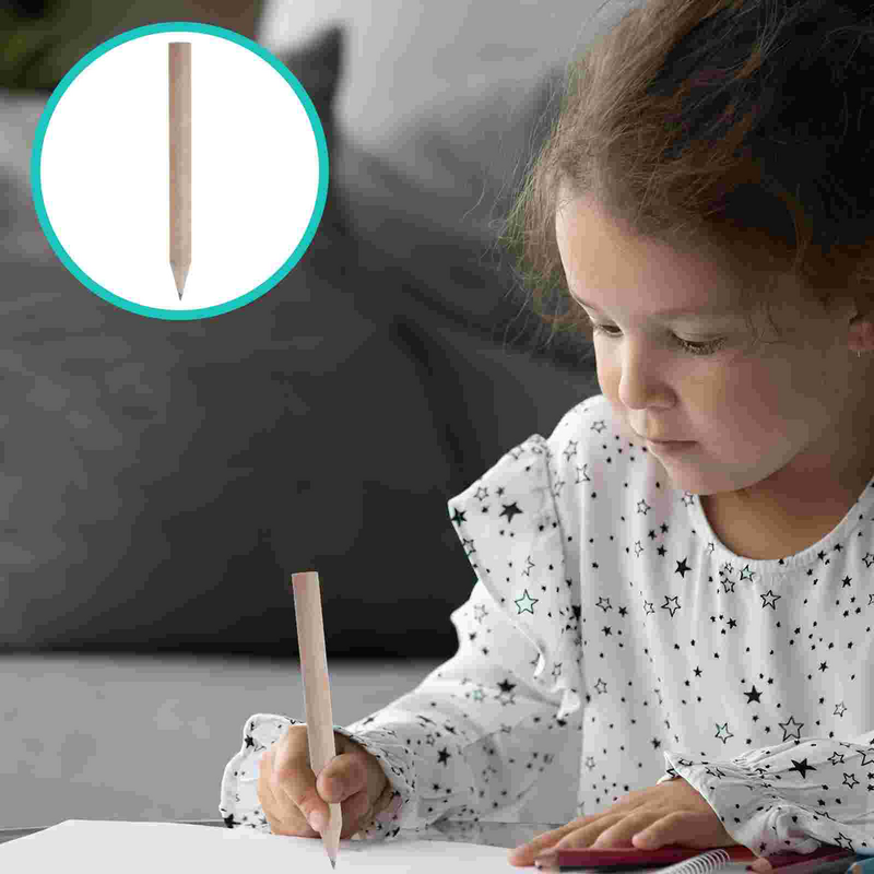 小さな子供の描画鉛筆、幼児のスケッチのグラファイト鉛筆、子供の書き込み、短い、60個