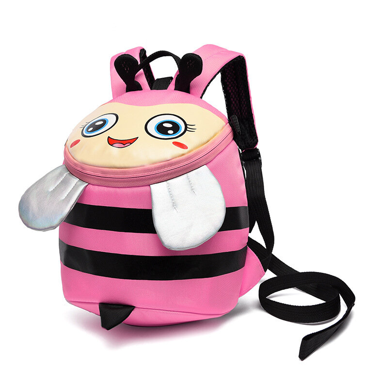 Kindergarten Shoulder Children's Tote Backpack Cartoon Bag Cute Bee Parent-Child Schoolbag Boys Girls Student Gift Travel Y2k