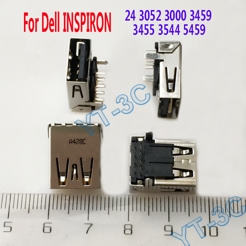 Conector de puerto hembra para portátil Dell INSPIRON 24, 3,0, 2,0, 3052, 3000, 3459, 3455, 5-20 Uds.