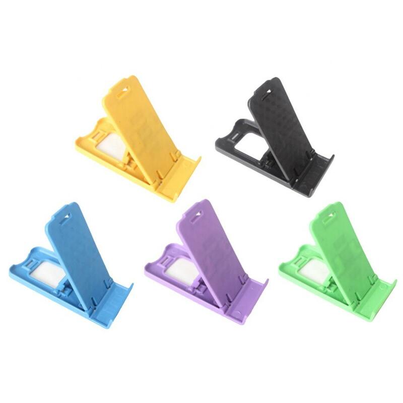 Mini Foldable Plastic Universal Mobile Phone Holder Desktop Table Stand Bracket