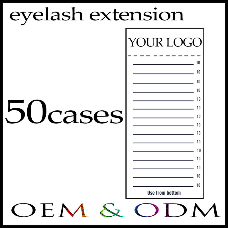 Extension de vison Legiash DIY, étiquette privée, logo privé, personnalisé OEM, 3DW, 4DW, critiques personnalisées, spatule EYELspatule 5DW, 50 pièces