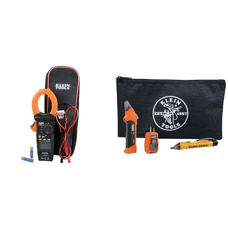 Clamp Meter (CL900) and Circuit Breaker Finder Kit with Voltage Tester Pen