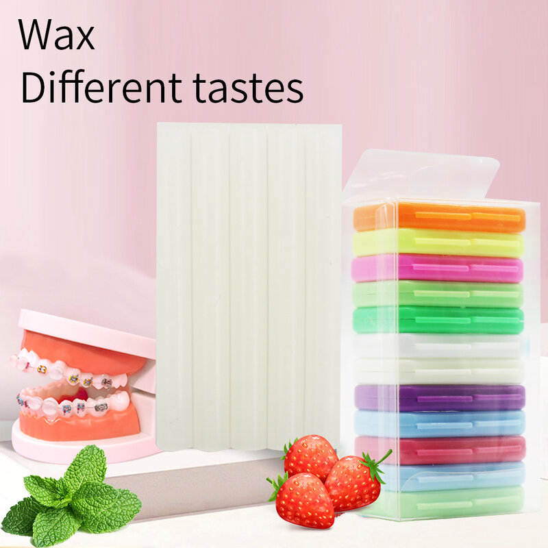 12Box/Set Different  Flavors Orthodontic Wax