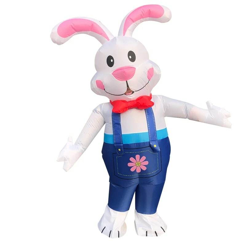 New Inflatable Cosplay Costumes for Adult Man Woman Halloween Party Rabbit Clown Mascot Costume Christmas Snowman Suit