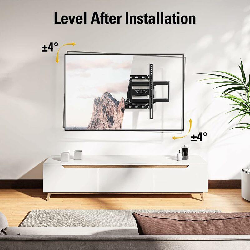Dream UL-soporte de pared para TV, montaje de movimiento completo con giratorio e inclinación, para la mayoría de los televisores de 42-84 pulgadas