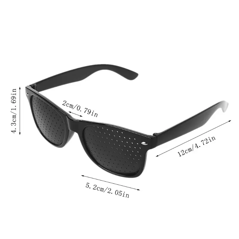 1 قطعة الرعاية الرؤية لبس نظارات تصحيحية محسن Stenopeic دبوس ثقب نظارات مكافحة التعب العين نظارات حفظ نظر