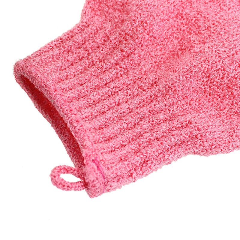 1 paio di guanti da bagno per Peeling esfolianti guanti da doccia Scrub massaggio per Scrub corpo spugna lavaggio pelle idratante SPA