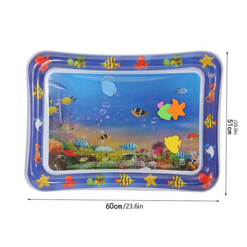 1 pz Baby Water Mat cuscino gonfiabile Infant Toddler Play Mat Toys Crawling Training Water Pad