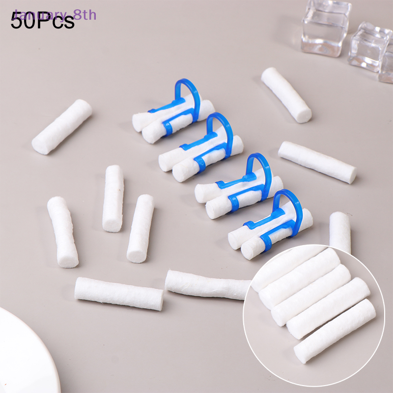 50 buah/tas 100% katun Dental gulungan katun bahan dokter gigi produk pemutih gigi gulungan katun bedah penyerap Tinggi