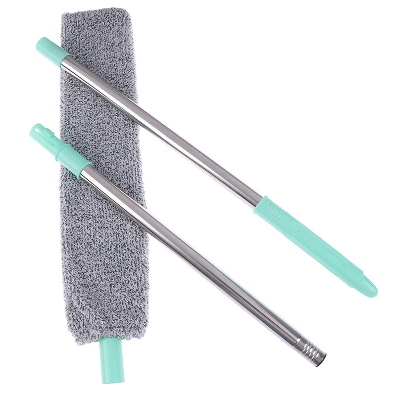 Bedside Dust Brush Long Handle Mop Sweep Artifact Long Crevice Static Dust Brush Extensible Cleaning Duster Sofa Gap Fur Hair