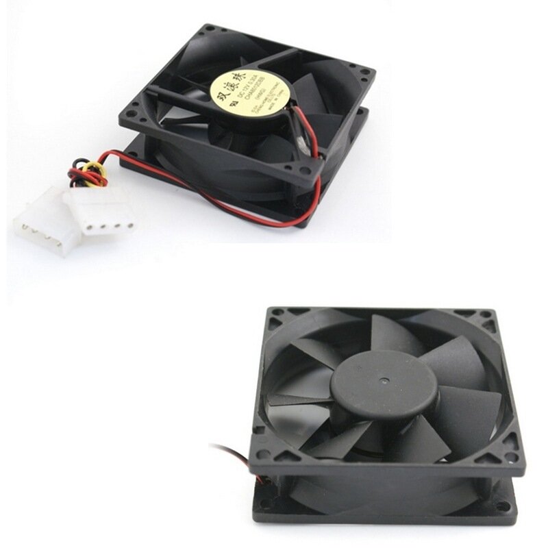 New 8025 8CM 80mm Chassis Fan 12V 0.6A FFB0812SH High Speed Cooling Fan Violence 80*80*25mm