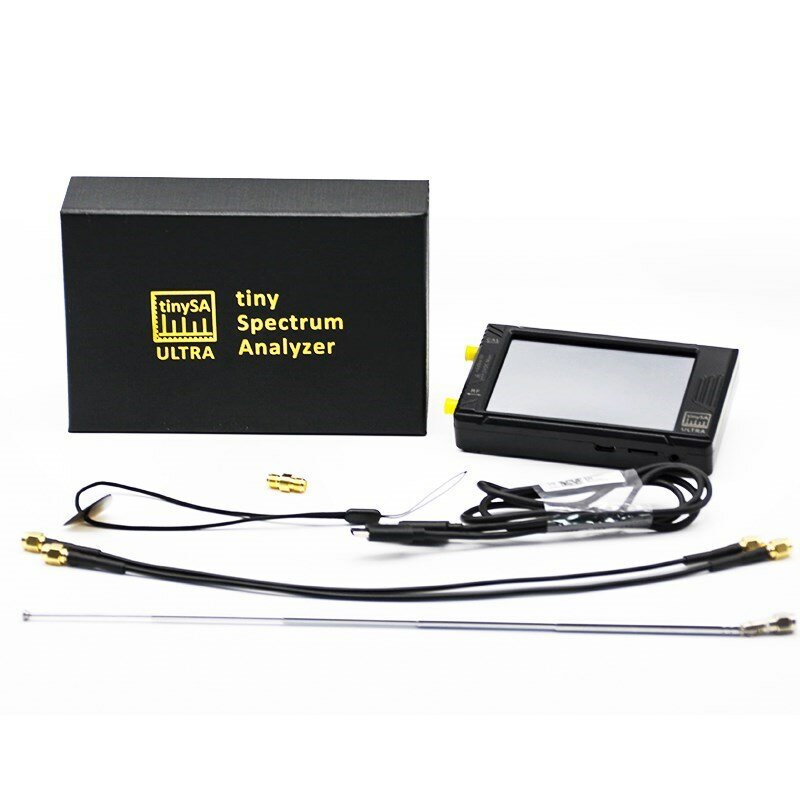 Analizzatore di spettro portatile originale TinySA 2.8 / 4 pollici Touch Screen 100 K-5.3GHz Tinysa Ultra Spectrum analyers con batteria