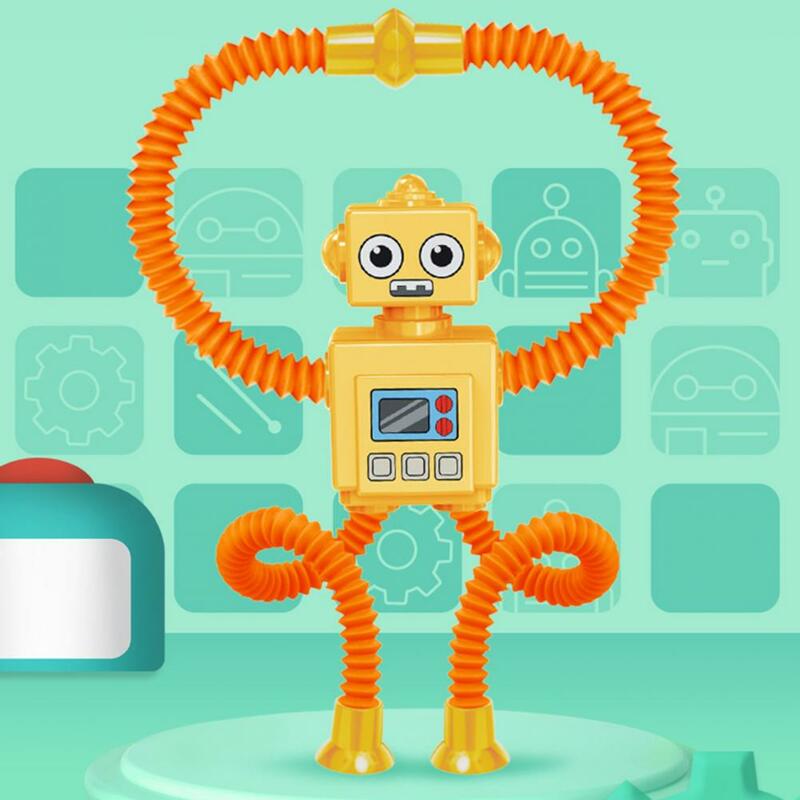 Verlichting Robot Decompressiebuizen Rekbare Zuignap Ledematen Aantrekkelijk Rustgevend Speelgoed Voor Stressverlichting