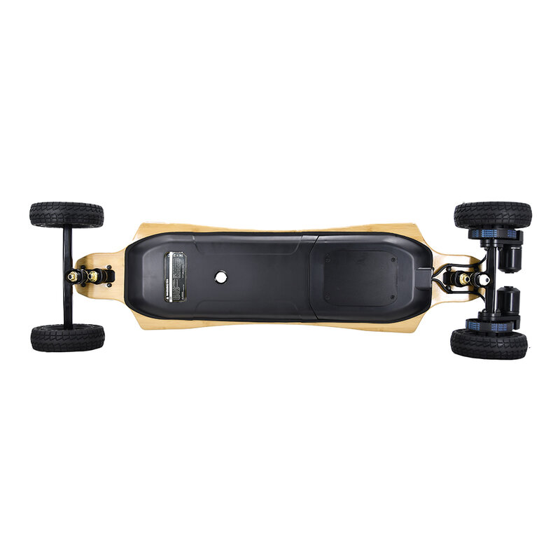 カスタム電動ロング木製デッキ,4輪電動スケートボード,プロ仕様のアクセサリー