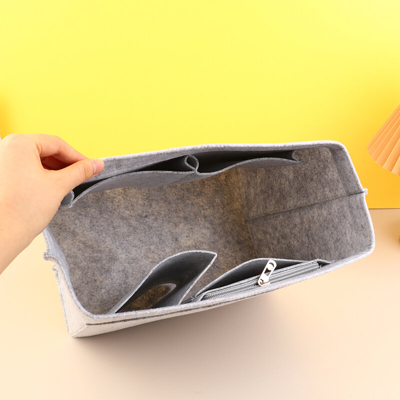 منظم المثانة الداخلية لحقيبة اليد ، ورأى حقيبة بطانة ، إدراج محفظة ، منظم لتخزين صغير