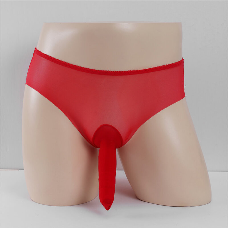 Jockstrap pour hommes, sous-vêtements transparents, Sexy, Ultra-mince, Bikini, string