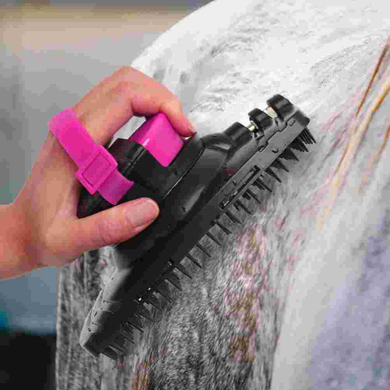 Cepillo de masaje limpiador de pelo de caballo, herramienta práctica de pulido de alto grado, cuidado multiusos