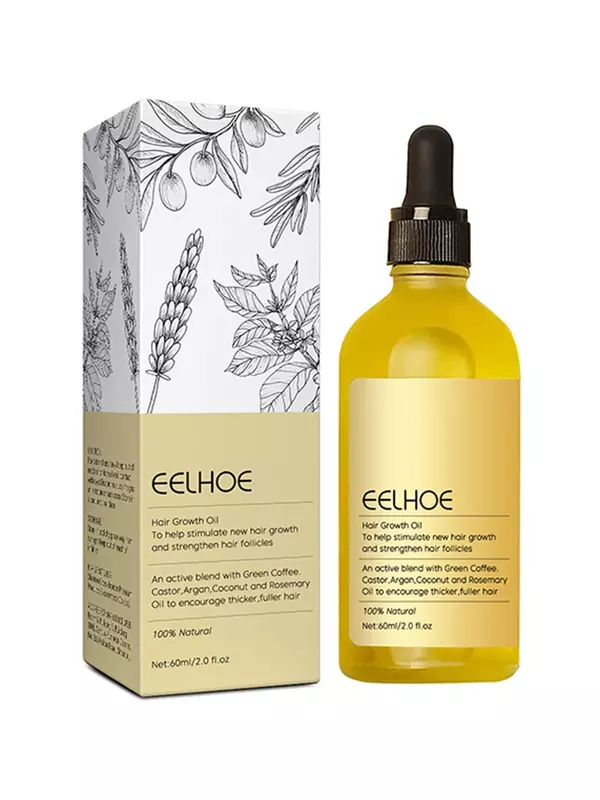 EELHOE gęsty olejek eteryczny do włosów naprawia uszkodzenia włosów, zapobiega utrata włosów zmiękcza odżywia włosy i odżywia olejek z esencji do włosów