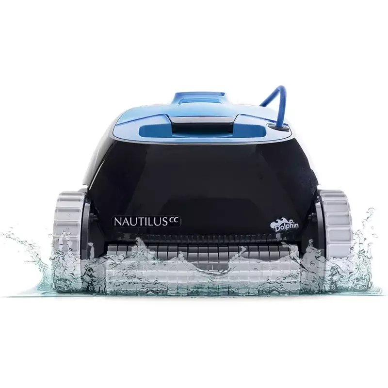 Wall Climbing Scrubber Brush, Nautilus CC Robotic Pool Vacuum Cleaner All Pools up to 33 FT