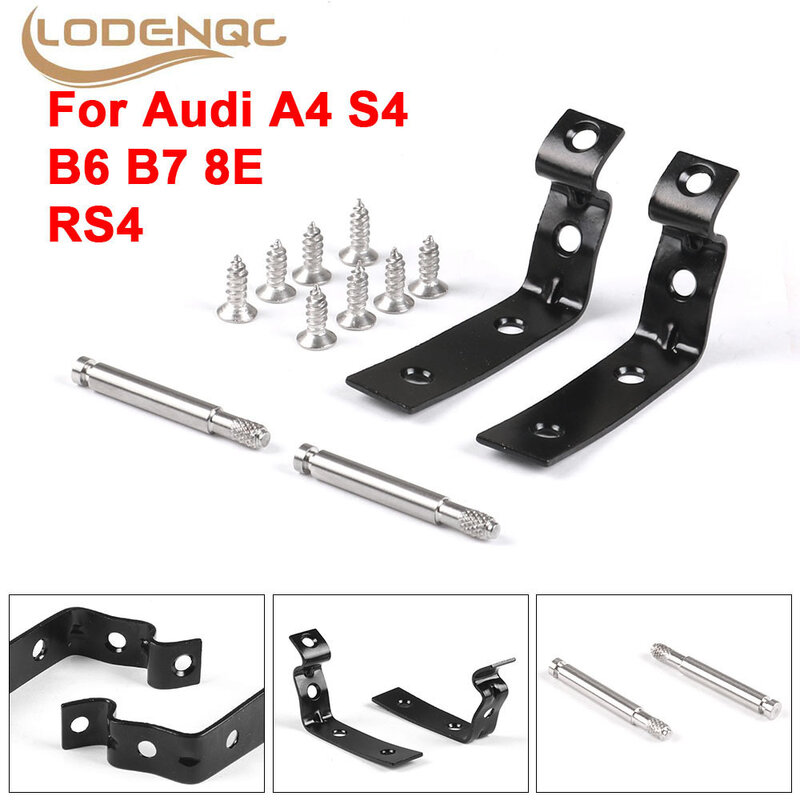 8E2880324 para Audi A4, S4, RS4, B6, B7, 8E, Seat Exeo/ST, 3R5, tapa de guantera, bisagra, Kit de reparación rota, soportes LC101708