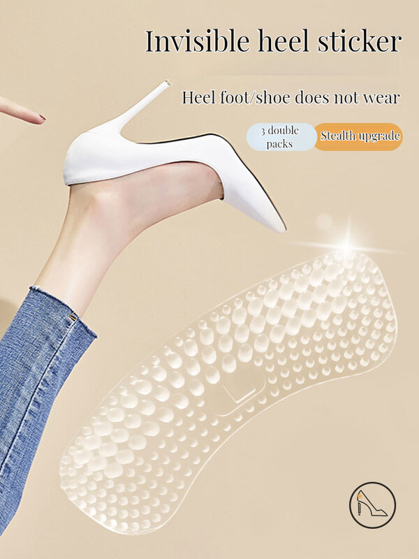 Силиконовые стельки для обуви, защита на высоком каблуке, регулируемые, защита от ношения, размер обуви