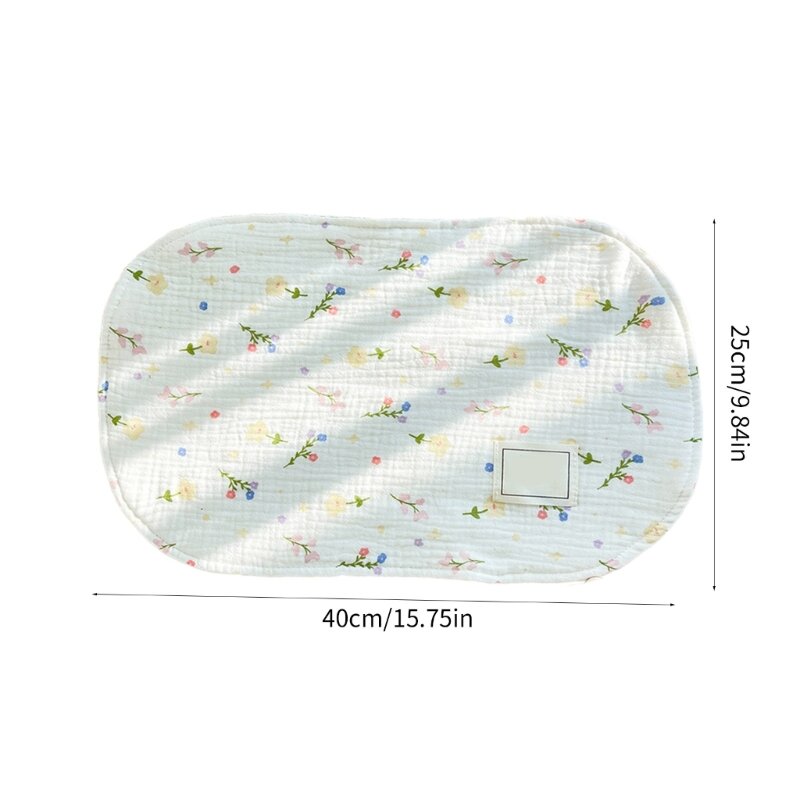 Travesseiro nuvem gaze algodão 8 camadas Travesseiros planos para bebês Travesseiro baixo perfil para