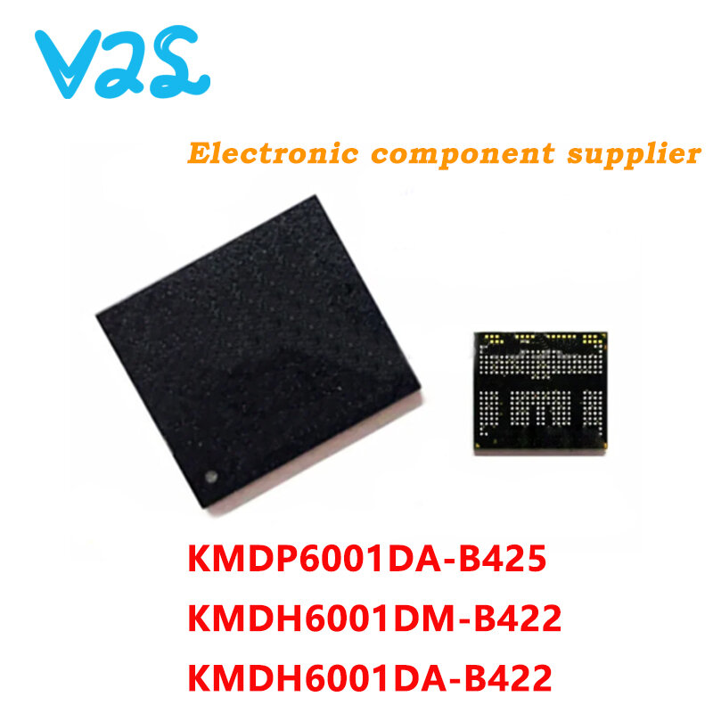 100% baru KMDH6001DA-B422 KMDH6001DM-B422 KMDP6001DA-B425 bga chip reball dengan chip IC bola