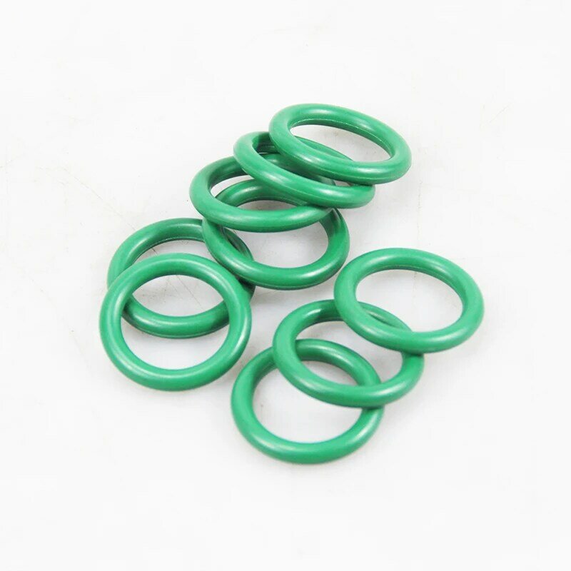 270PCS 18 Different Sizes Inch Imperial Rubber O-Ring Seal Washer Purple Green O-Ring Kit Orings Gasket For Car Air Conditioner