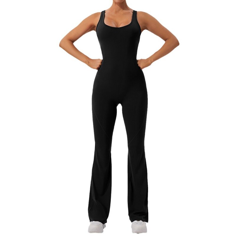 Quick Drying Matte Tight Yoga Suit, Dance Sports Fitness Suit, Hip Lifting and Waist Tightening Speaker All in One Yoga Suit2024