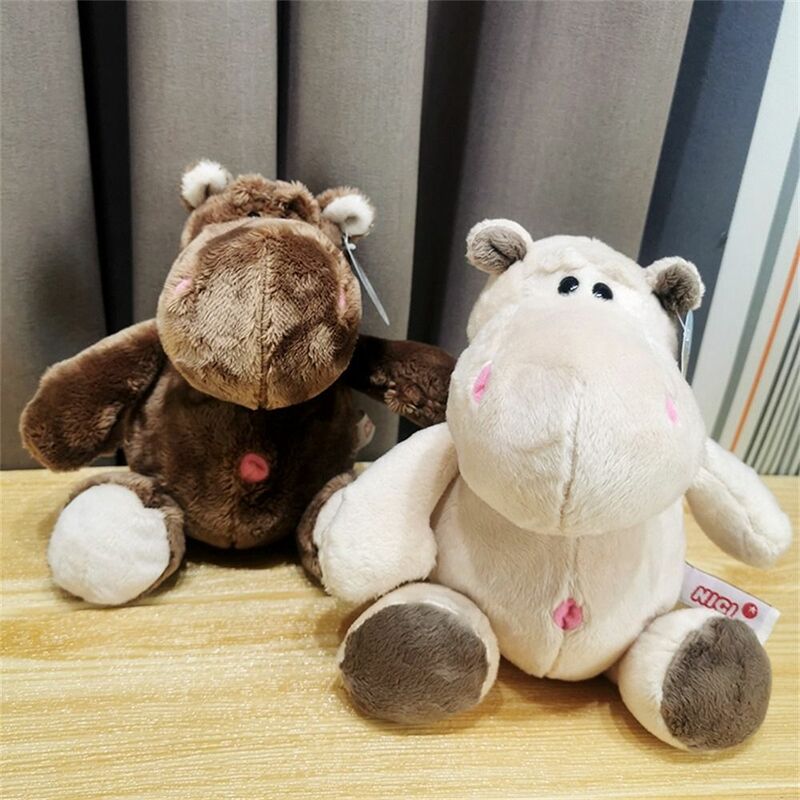 Stuffed Animals Hippopotamus Plush Toy para crianças, boneca macia, casais, meninos e meninas, 25 cm, 35cm