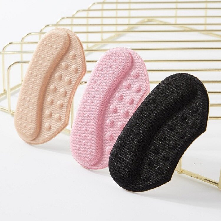 2/4pcs Shoe Heel Sticker Insoles Sports Shoes Adjust Size Heel Liner Grips Protector Sticker Pain Relief Patch Foot Back Sticker