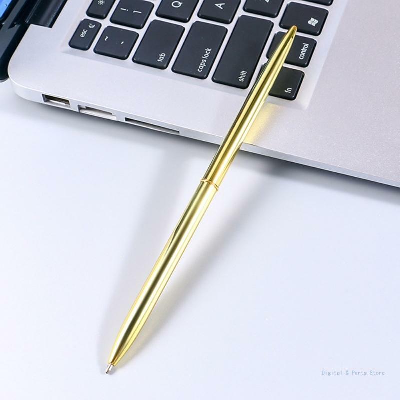 M17F Гостевая ручка и подставка для ручек Круглый держатель для ручек Набор ручек для подписи Металлическая ручка, прикрепленная